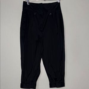 Say What Cropped Length Black Pants